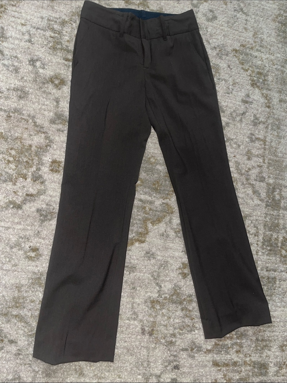 Banana Republic Black Trousers with Subtle Sheen
